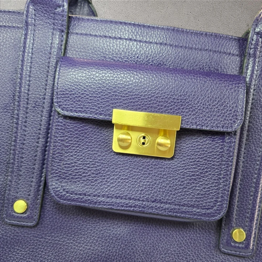 3.1‎ Phillip Lim Pashli Purple Satchel Handbag